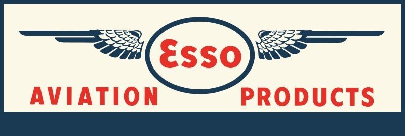ESSO Aviation Petroleum, Gasoline Products NEW Sign 6x18\