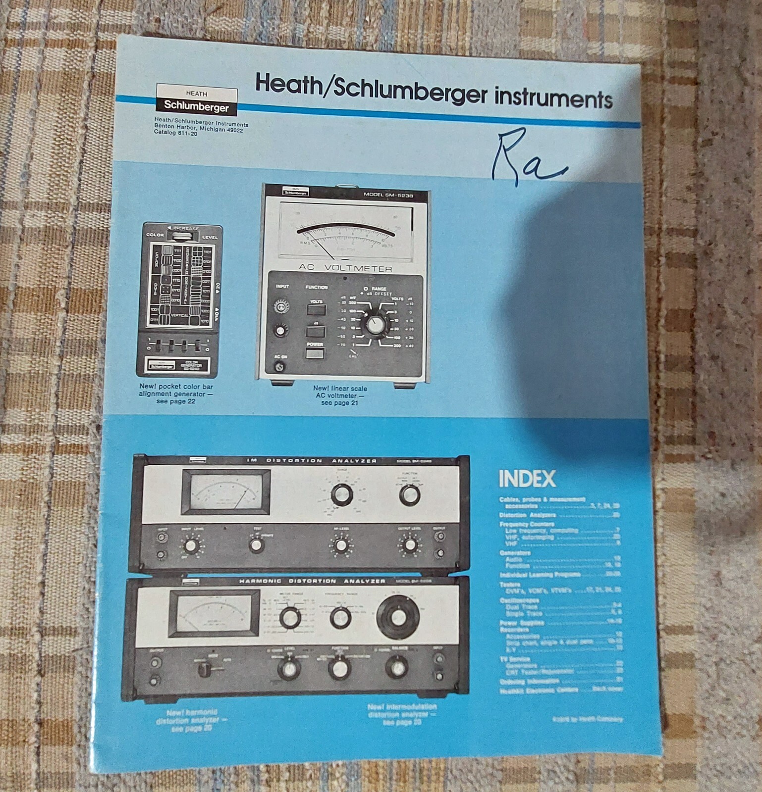 Vintage 1976 HEATH/SCHLUMBERGER Instuments CATALOG Specs Oscilloscopes POWER