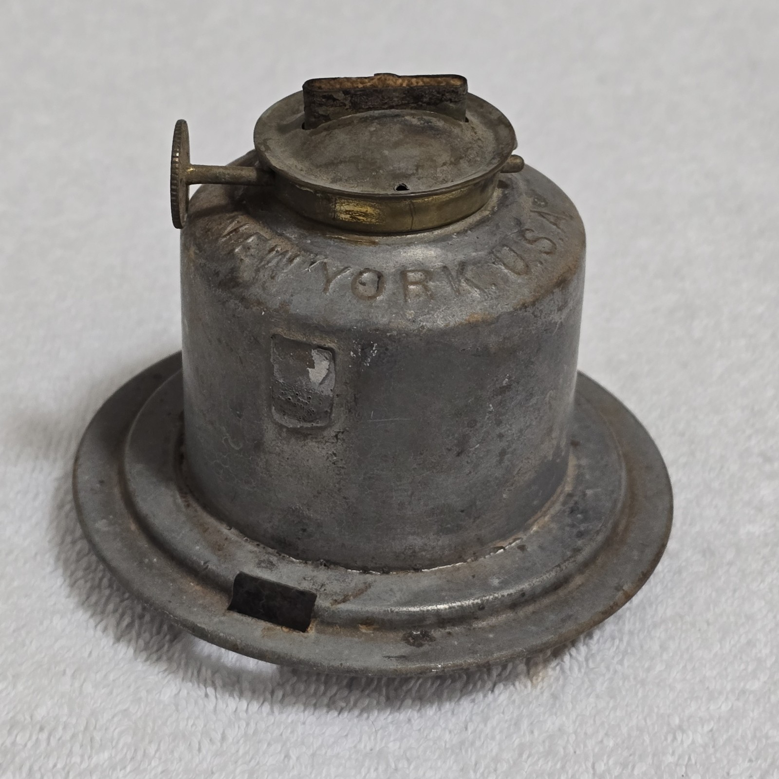 VTG 1920s Dietz Vesta Railroad Lantern Fuel Fount Oil Pot Burner Drop Slip In