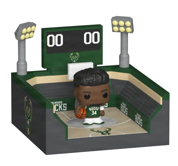 Giannis Antetokounmpo (Milwaukee Bucks) Bitty Pop Town NBA Arena