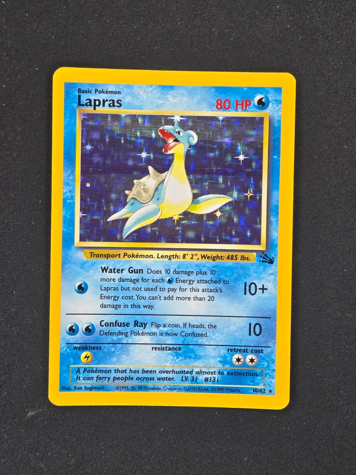 Lapras #10 Fossil Excellent
