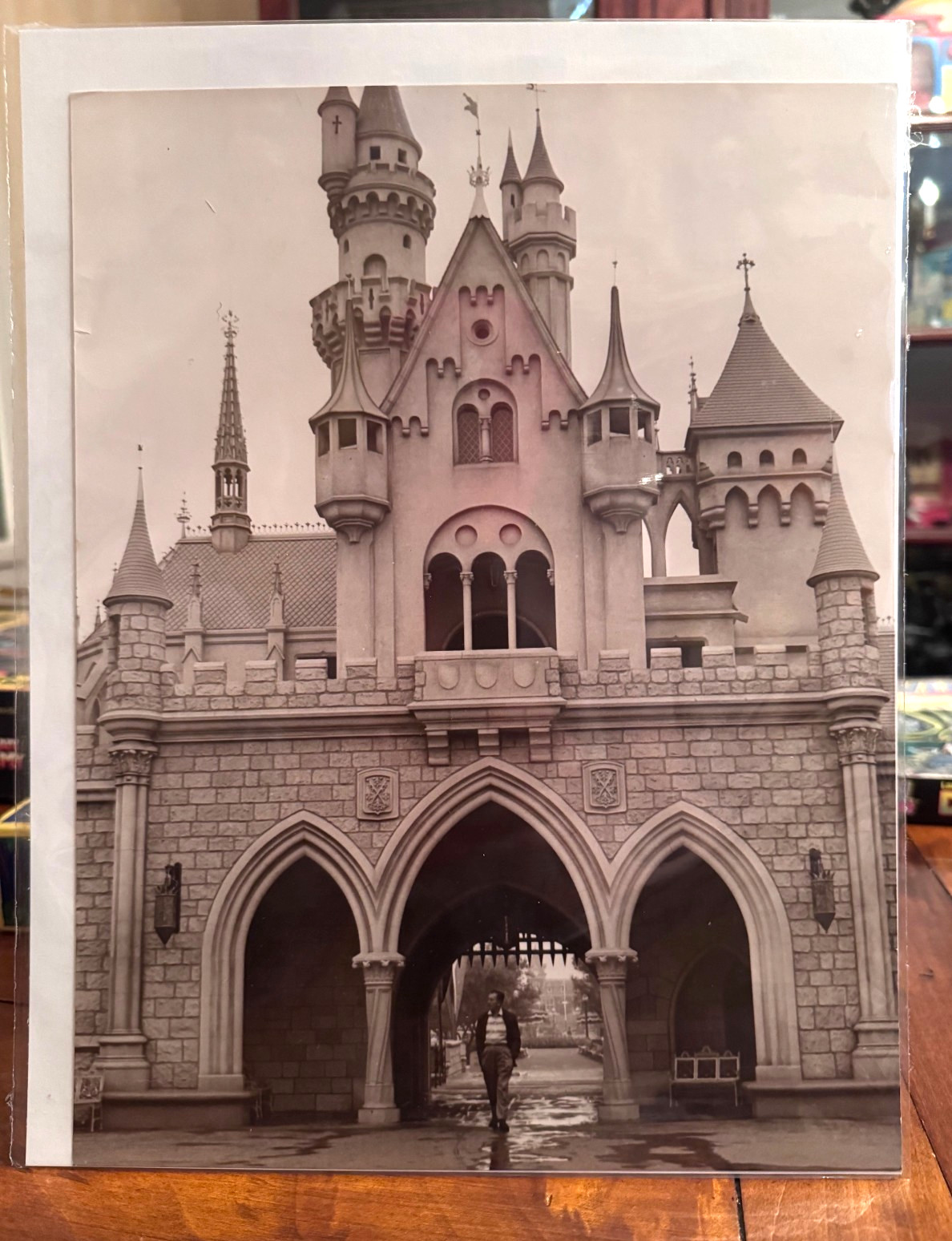 1955 Vintage 16x20 Photo of Walt Disney Before The Opening of Disneyland 1955 Vintage 16x20 Photo of Walt Disney Before The Opening of Disneyland
