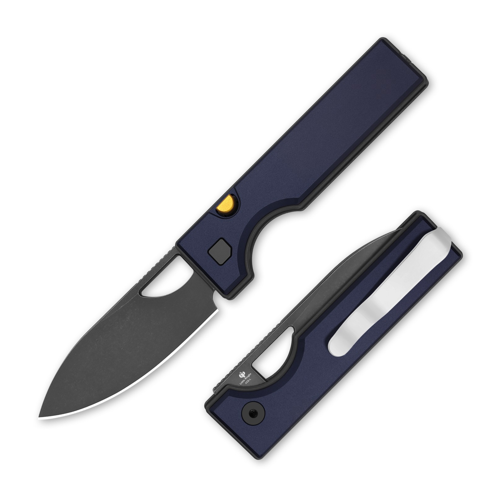 Kizer Little Ringbo Folding Pocket Knife AEB-L Blade Aluminum Handle V3708A3