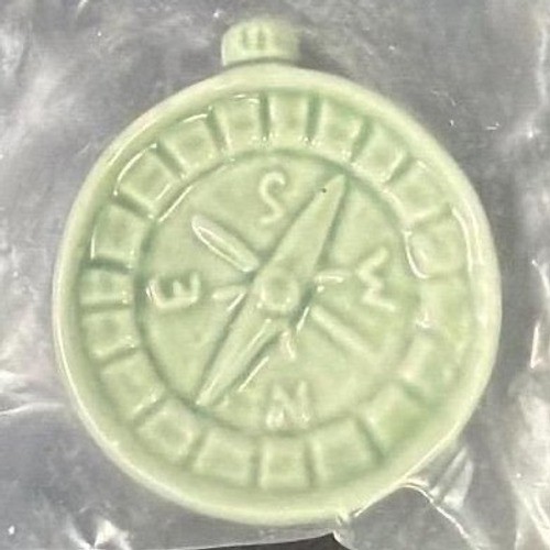 Wade Vintage Sage Green Ceramic Compass Rose Nautical