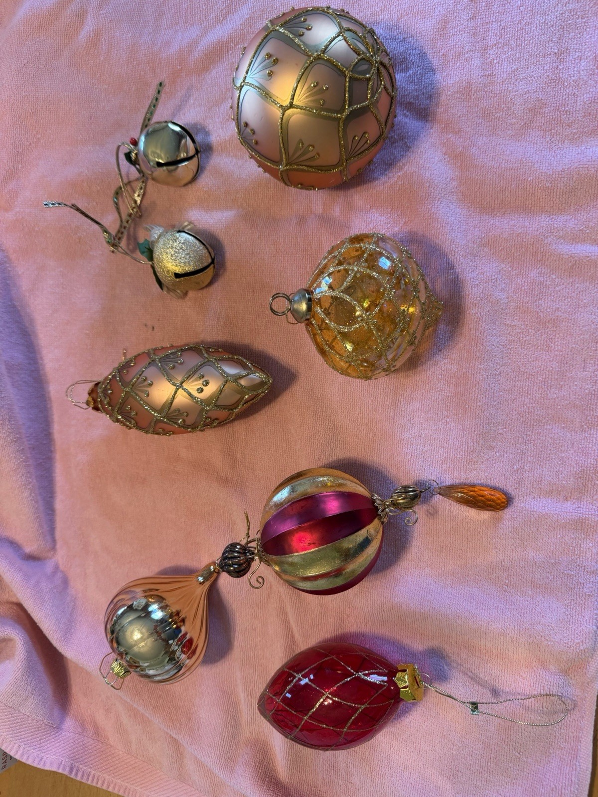 Six Very Old Christmas Ornaments Six Very Old Christmas Ornaments