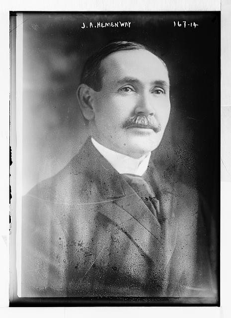 Photo:James Alexander Hemenway Indiana Senator Portrait Bust 1900s