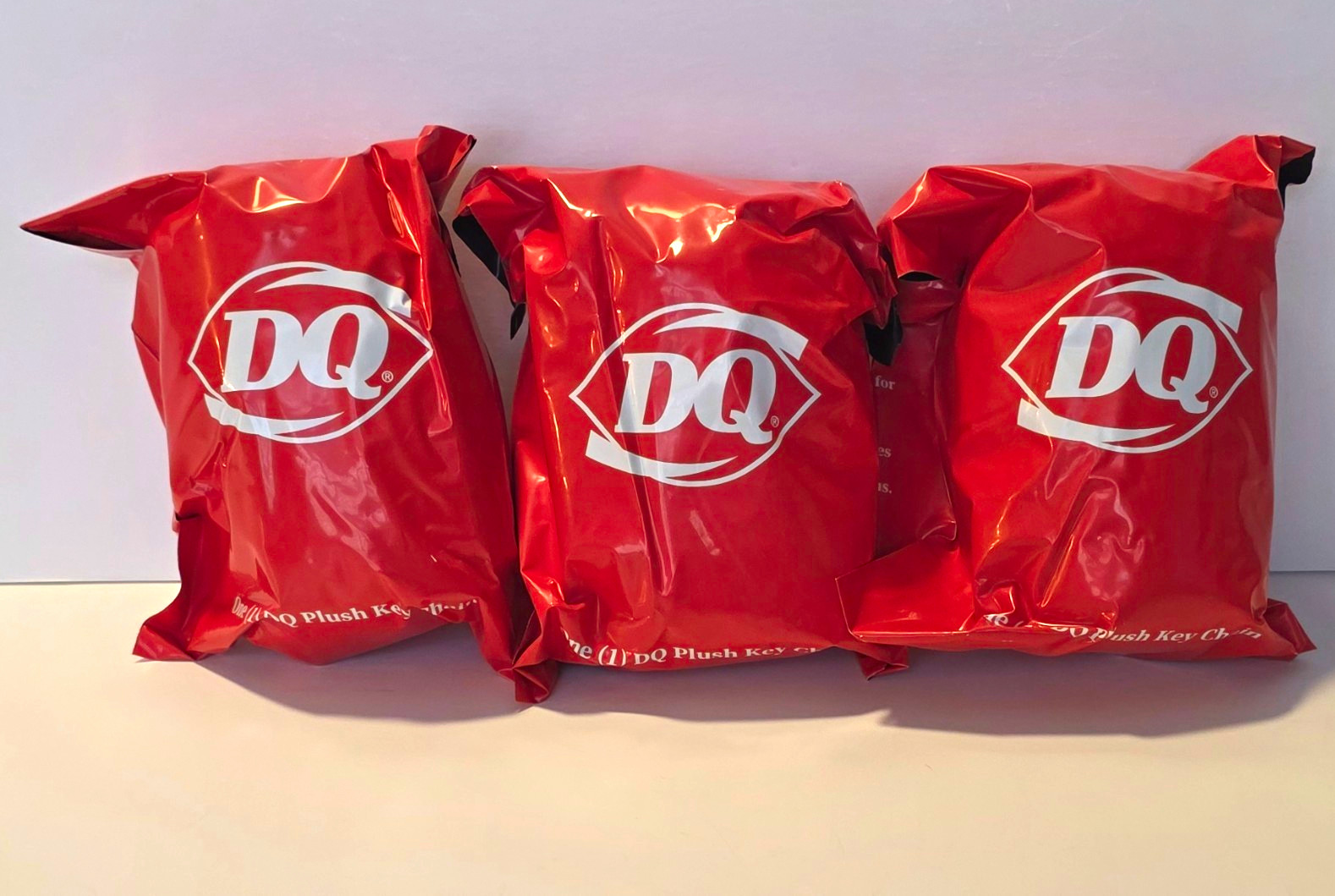 (3) Dairy Queen DQ Mystery Blizzard Buddies Key Chain - New Sealed 2026