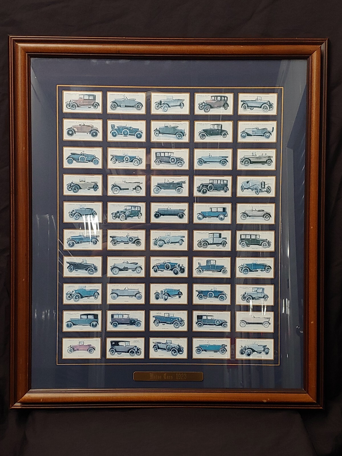 50 Lambert & Butler\'s Tobacco Cards Westminster Collectible RP6 Motor Cars 1923 