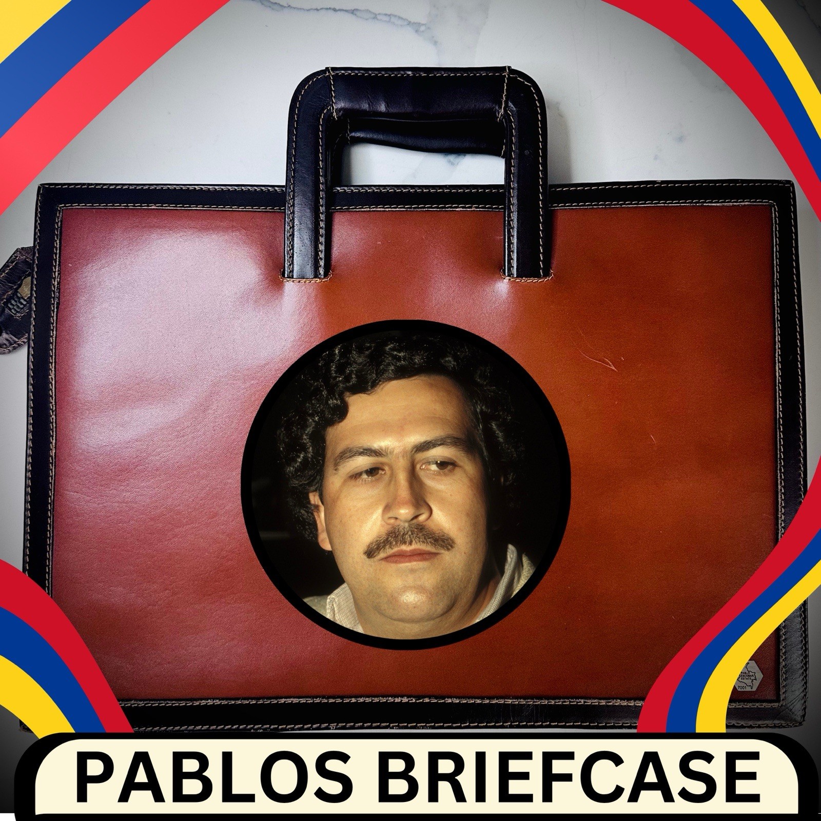 🇨🇴 Pablo Escobar Personal Item Briefcase W/COA True Crime Narcos Colombia