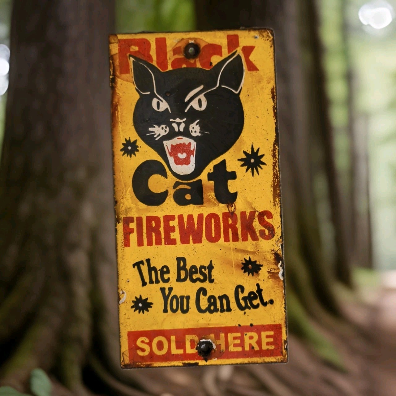 Vintage Fireworks Porcelain Sign Celebrate 4th Of July Firecrackers Gas Oil USA Vintage Fireworks Porcelain Sign Celebrate 4th Of July Firecrackers Gas Oil USA
