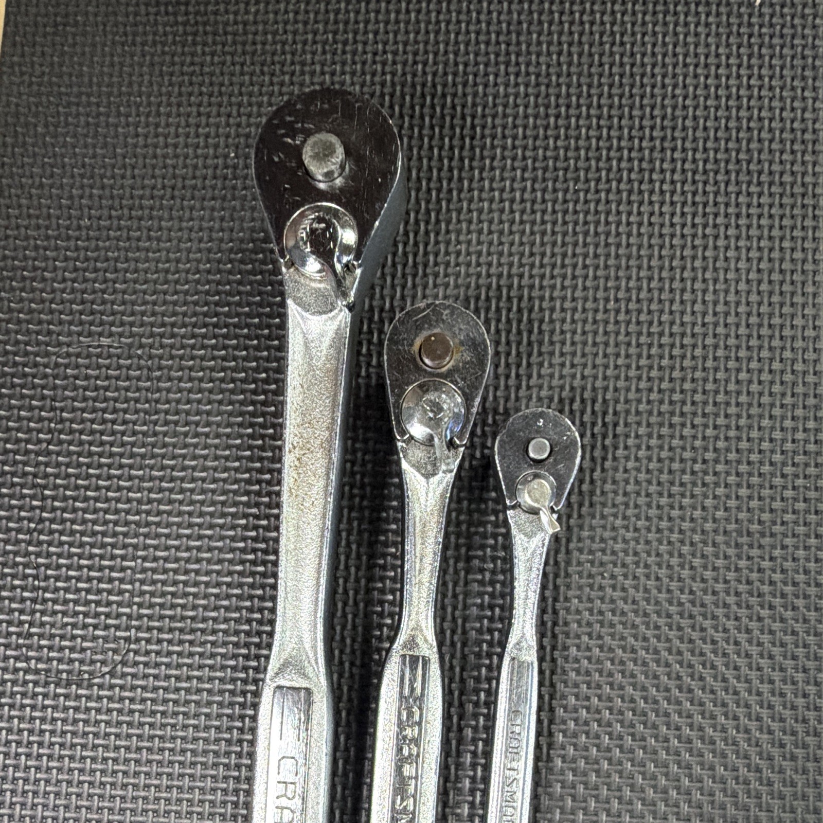Craftsman #Vintage Ratchet Set 1/4, 3/8, 1/2 - Forged In USA - 43186 43785 44985 Craftsman #Vintage Ratchet Set 1/4, 3/8, 1/2 - Forged In USA - 43186 43785 44985