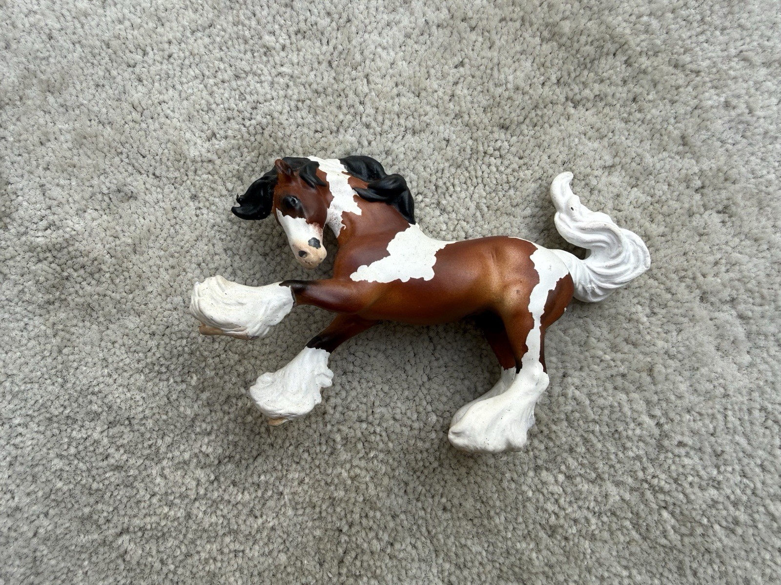 OOAK Custom Breyer Horse Stablemate Mini Bay Pinto Tobiano Gypsy Vanner Draft