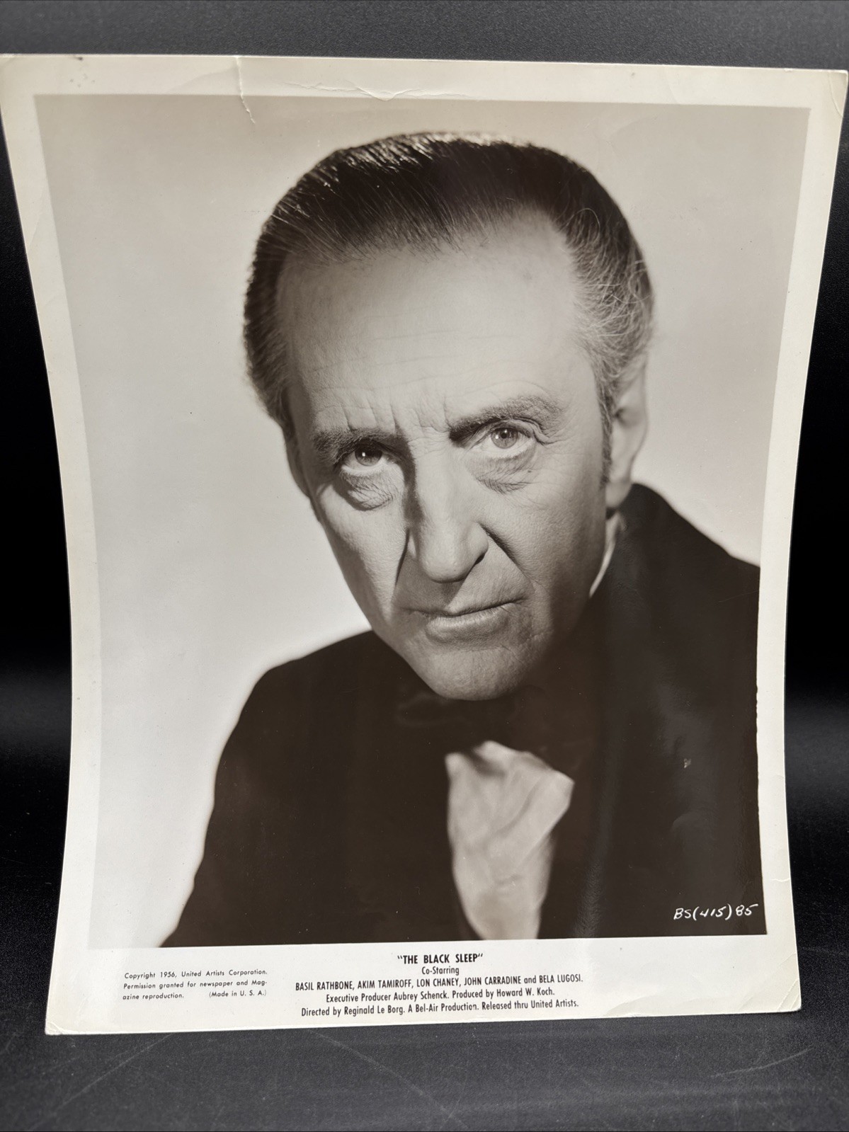 Original Basil Rathbone The Black Sheep Promo Photo Original Basil Rathbone The Black Sheep Promo Photo