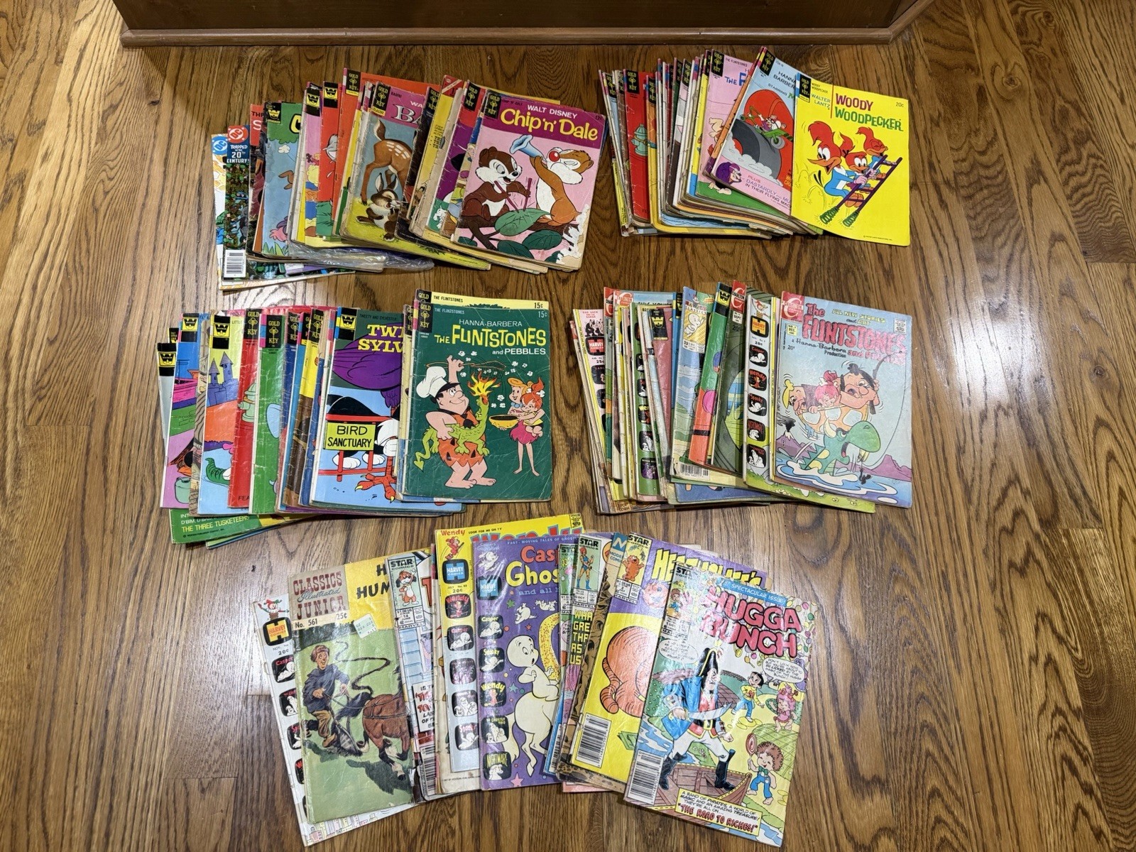 Silver Age Comic Lot 1950s+ Disney, Flinstones, Gold Key, Whitman, Carlton +++ Silver Age Comic Lot 1950s+ Disney, Flinstones, Gold Key, Whitman, Carlton +++