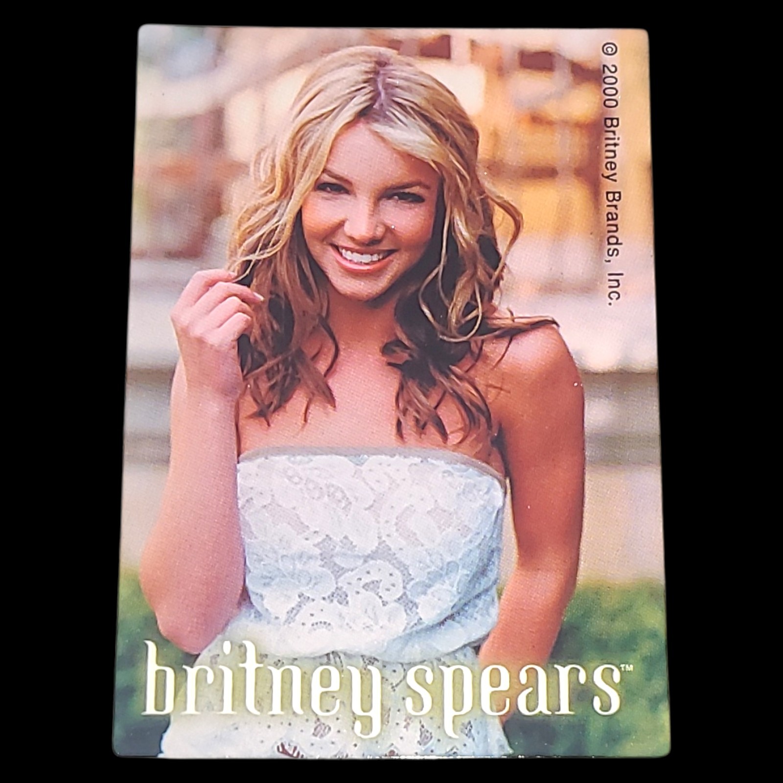 Vintage Y2K Britney Spears #12 Vending Machine Sticker 2000 Pop Star NOS