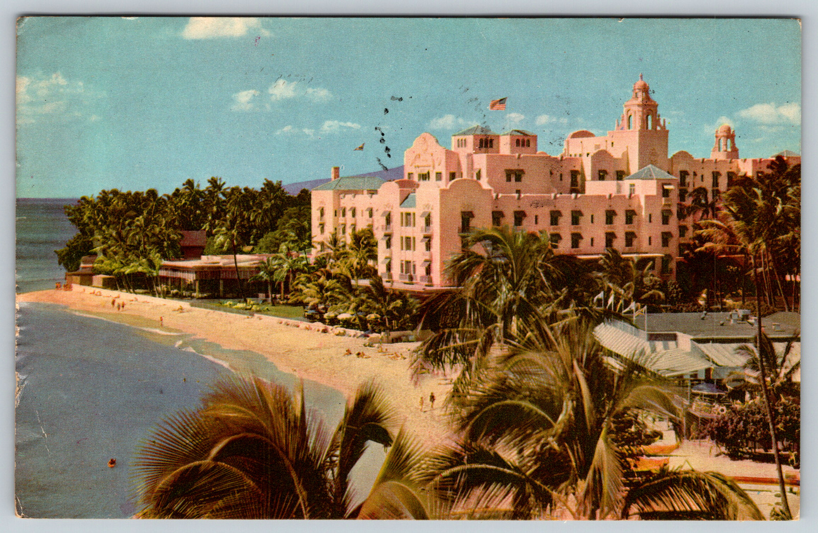 c1950s Royal Hawaiian Hotel Hawaii USA Honolulu Vintage Postcard