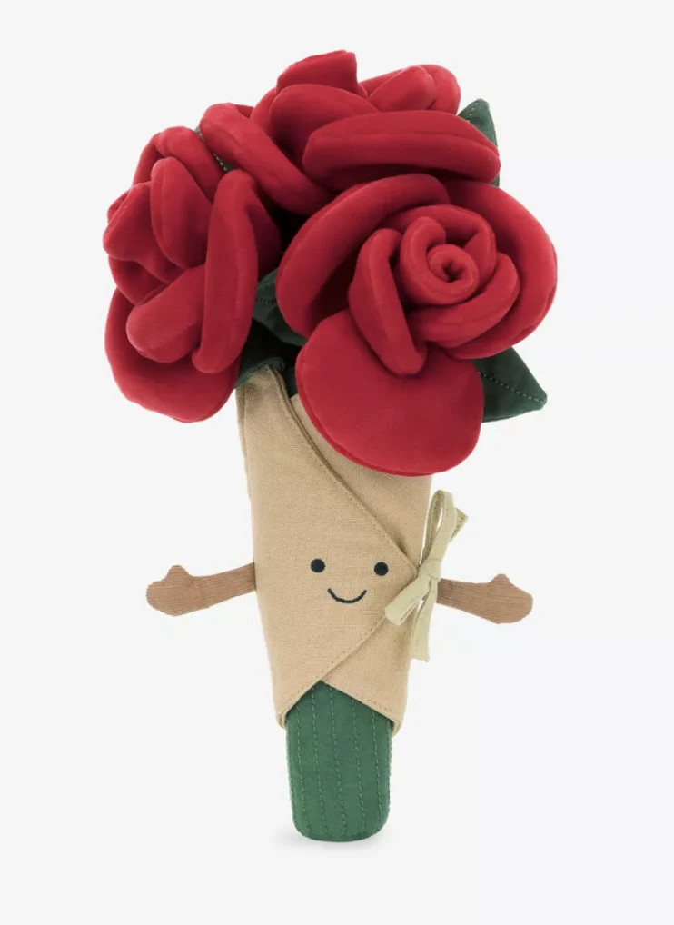 Jellycat Amuseables Rose Bouquet Plush Jellycat Amuseables Rose Bouquet Plush