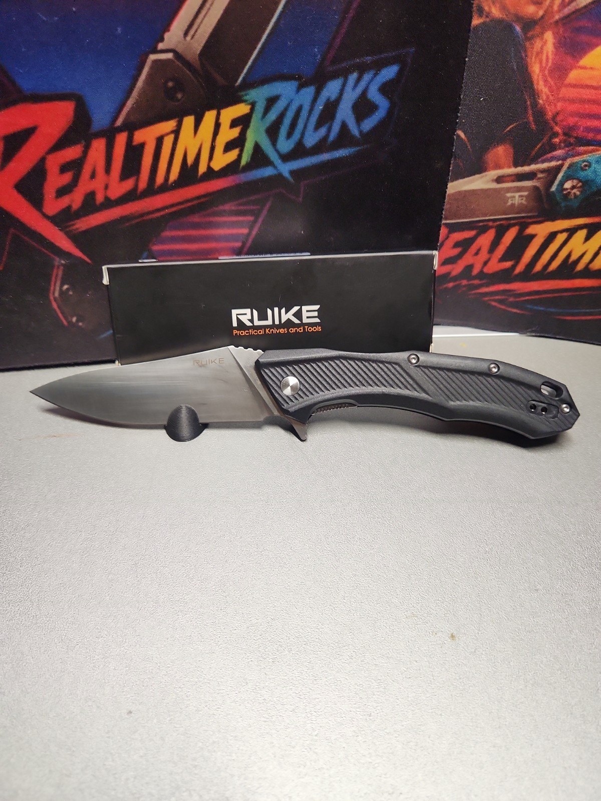 Ruike Ball Bearing Pivot Pocket Knife D198-PB Folder 8Cr13MoV FRN 9 Ruike Ball Bearing Pivot Pocket Knife D198-PB Folder 8Cr13MoV FRN 9