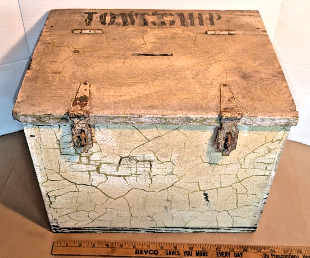 Antique Voting Ballot Box