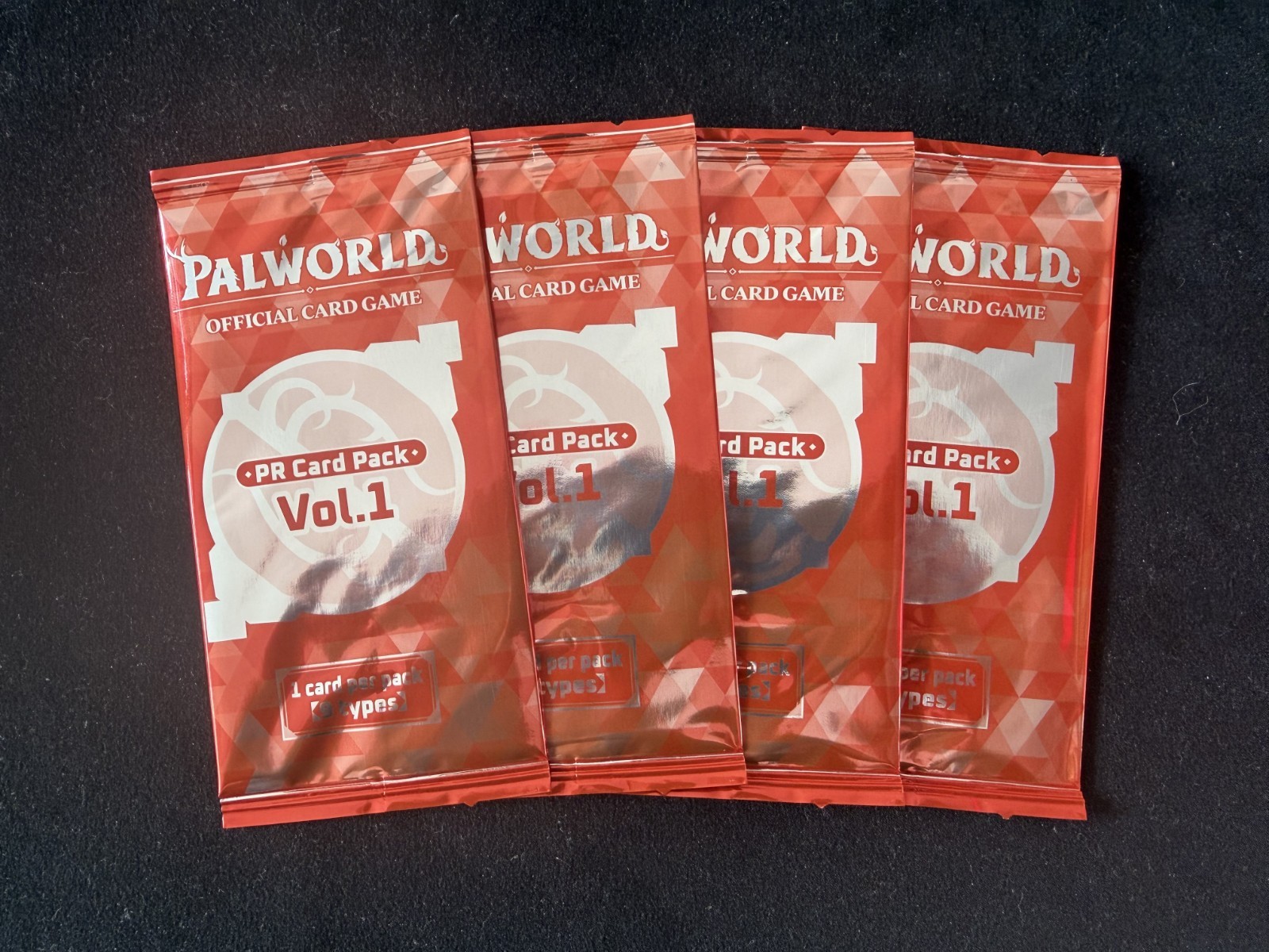 4x Sealed Palworld TCG PR Promo Card Pack Vol. 1