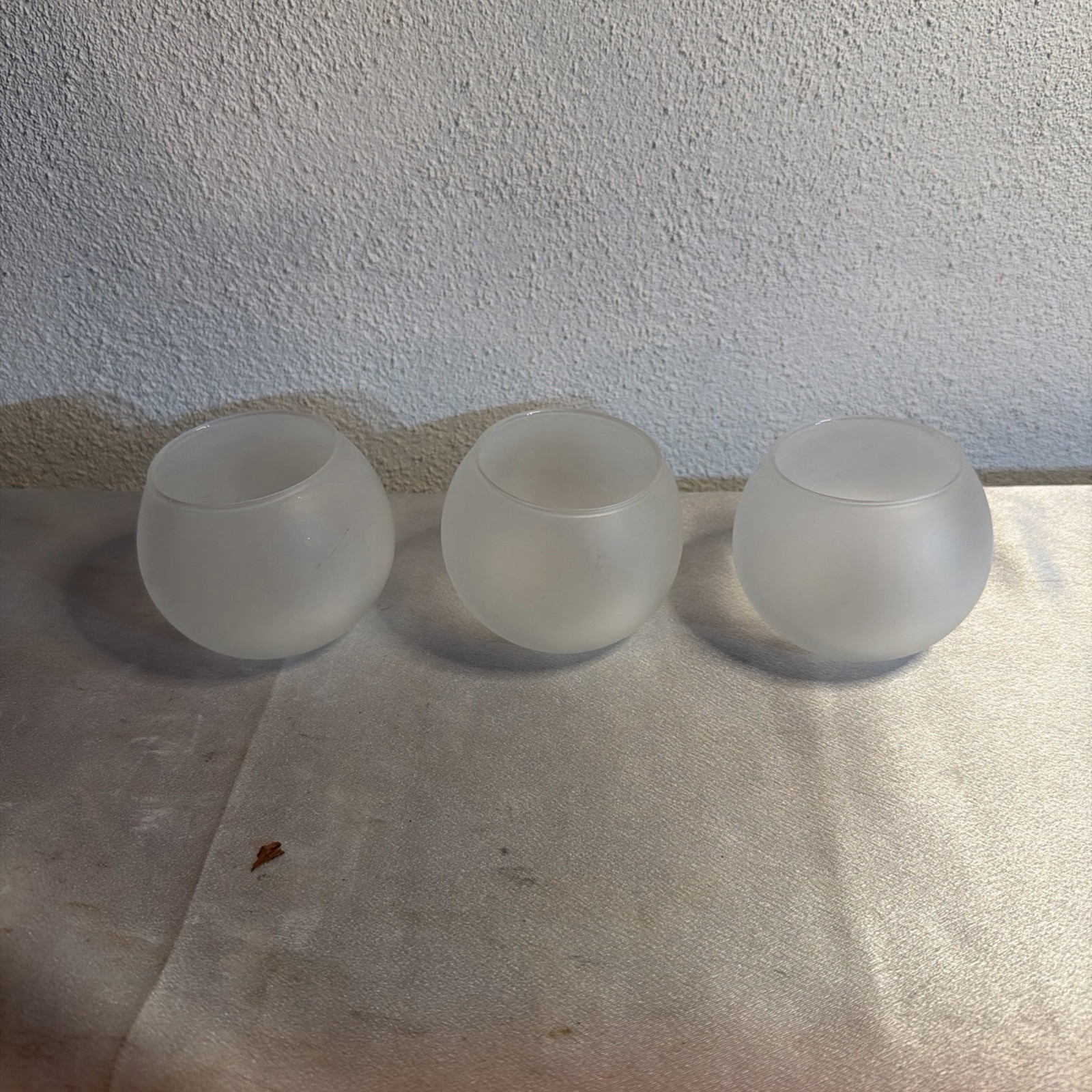 NEW Vintage PartyLite Frosted Tea Light Holders 3 available P7128G