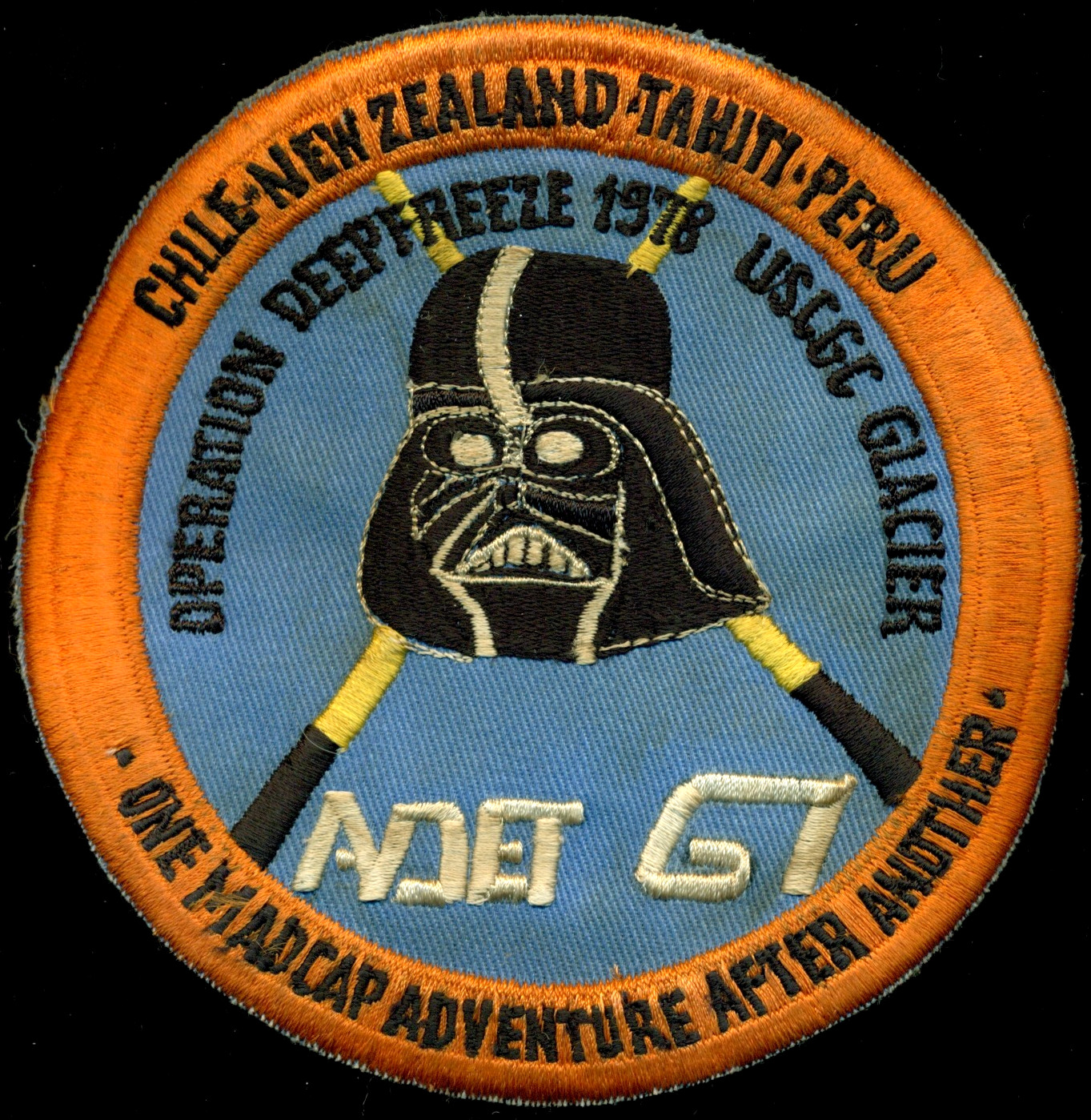 USCG Coast Guard USCGC Glacier NDET GI OP Deep Freeze 1978 STARWARS Patch S-18