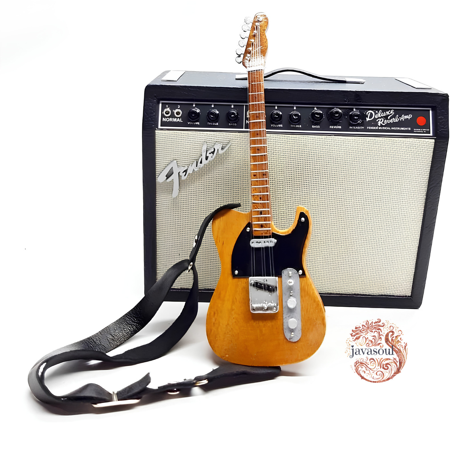 Miniature Amplifier & Guitar Set – 1/6 Scale Collectible Music Decor Miniature Amplifier & Guitar Set – 1/6 Scale Collectible Music Decor