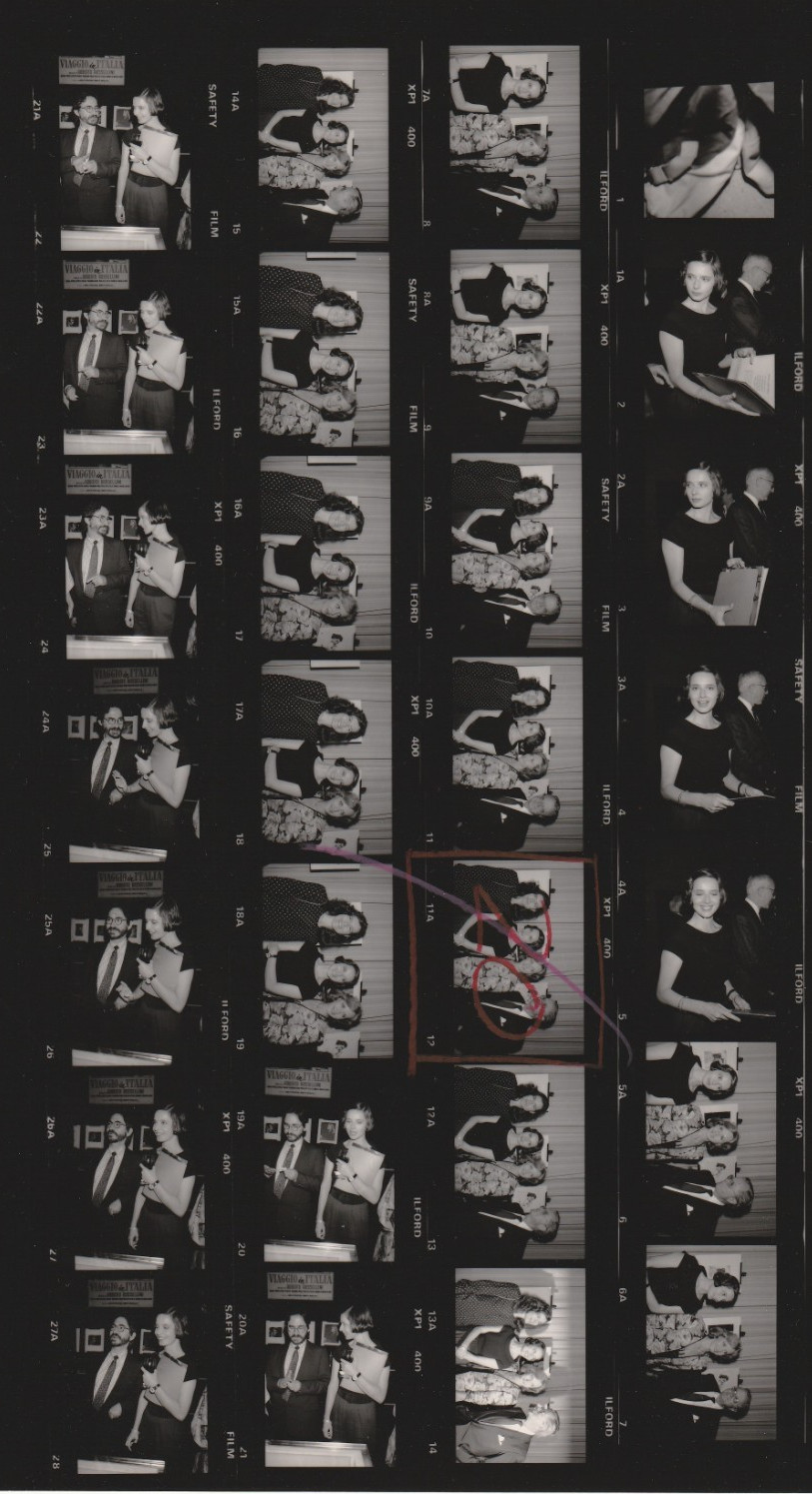 Original Contact Photo Sheet & Negatives Isabella Ingrid Rossellini 1989 Original Contact Photo Sheet & Negatives Isabella Ingrid Rossellini 1989