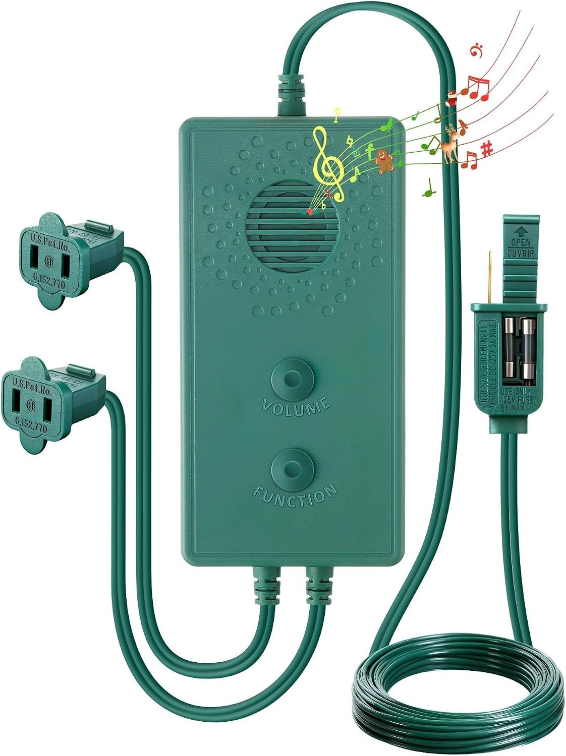 Vintage 90S Musical Christmas Lights Controller, Singing Christmas Tree Lights C Vintage 90S Musical Christmas Lights Controller, Singing Christmas Tree Lights C