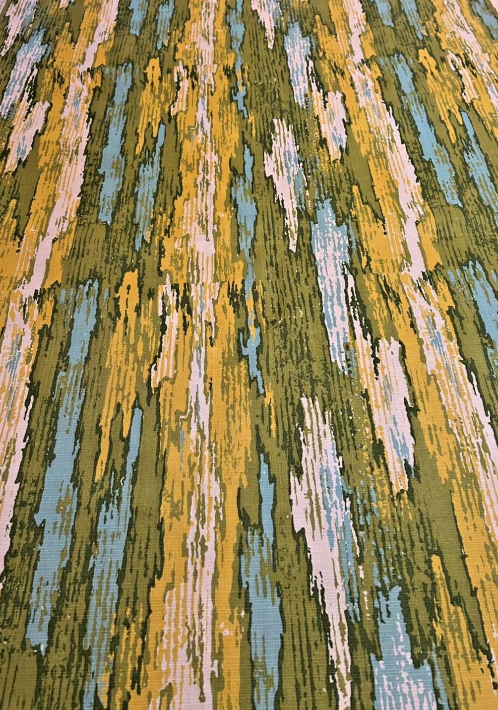 Vintage 1970’s Mid Century Curtain or Drapery Fabric  17 3/4 feet & 49\
