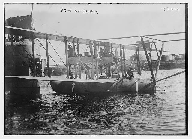 Photo:Halifax Nova Scotia Canada NC-1 Seaplane 1919 Aircraft Water Plane