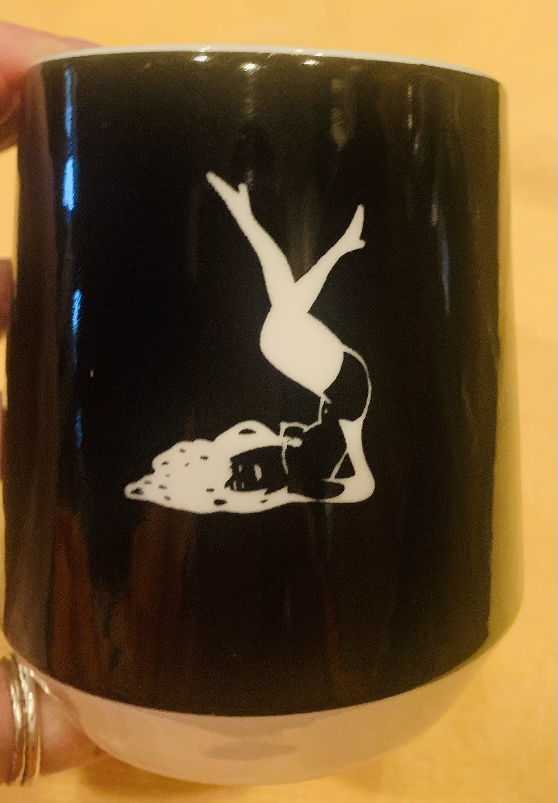 Vintage Playboy x Femlin porcelain handled Mug HMH Pub Co Inc Black & White Vintage Playboy x Femlin porcelain handled Mug HMH Pub Co Inc Black & White