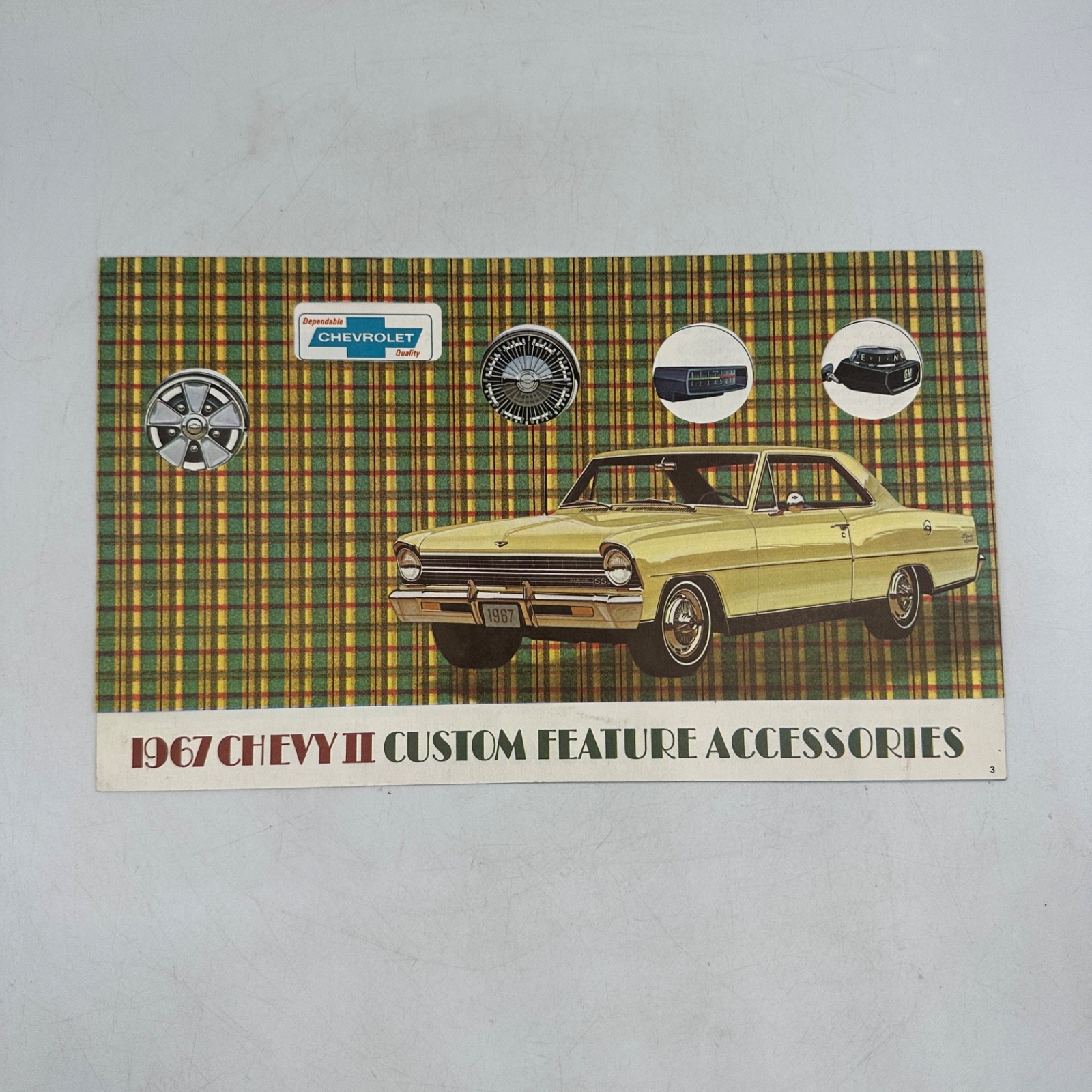 1967 Chevy II Custom Feature Accessories Chevrolet Nova Lookbook Brochure
