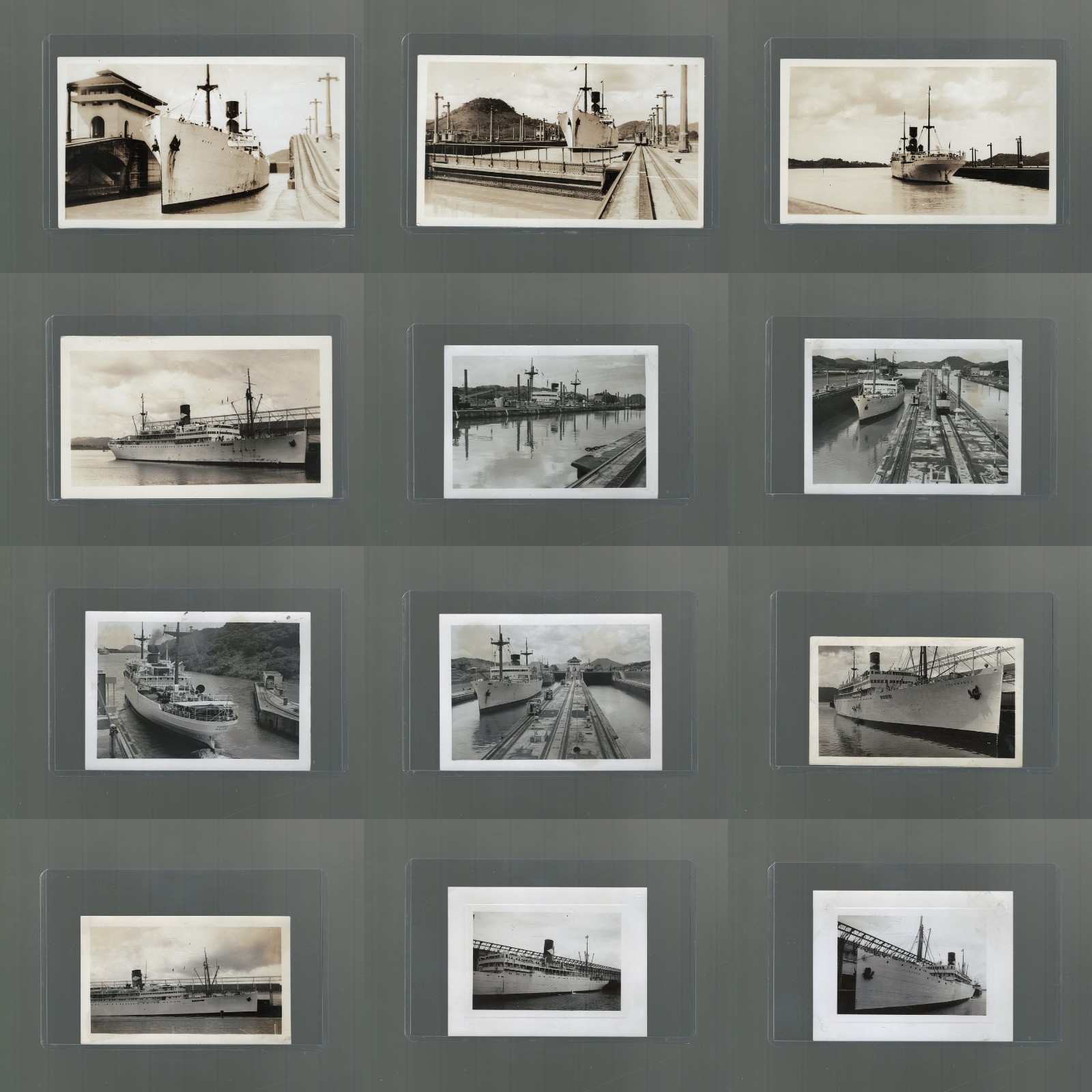 1934-1953 United Fruit Company Photograph Collection of 12 Ships Balboa Panama