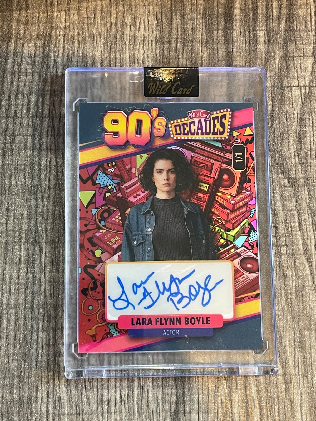 2026 Wildcard Decades Lara Flynn Boyle 1/1  Autograph Auto - Twin Peaks
