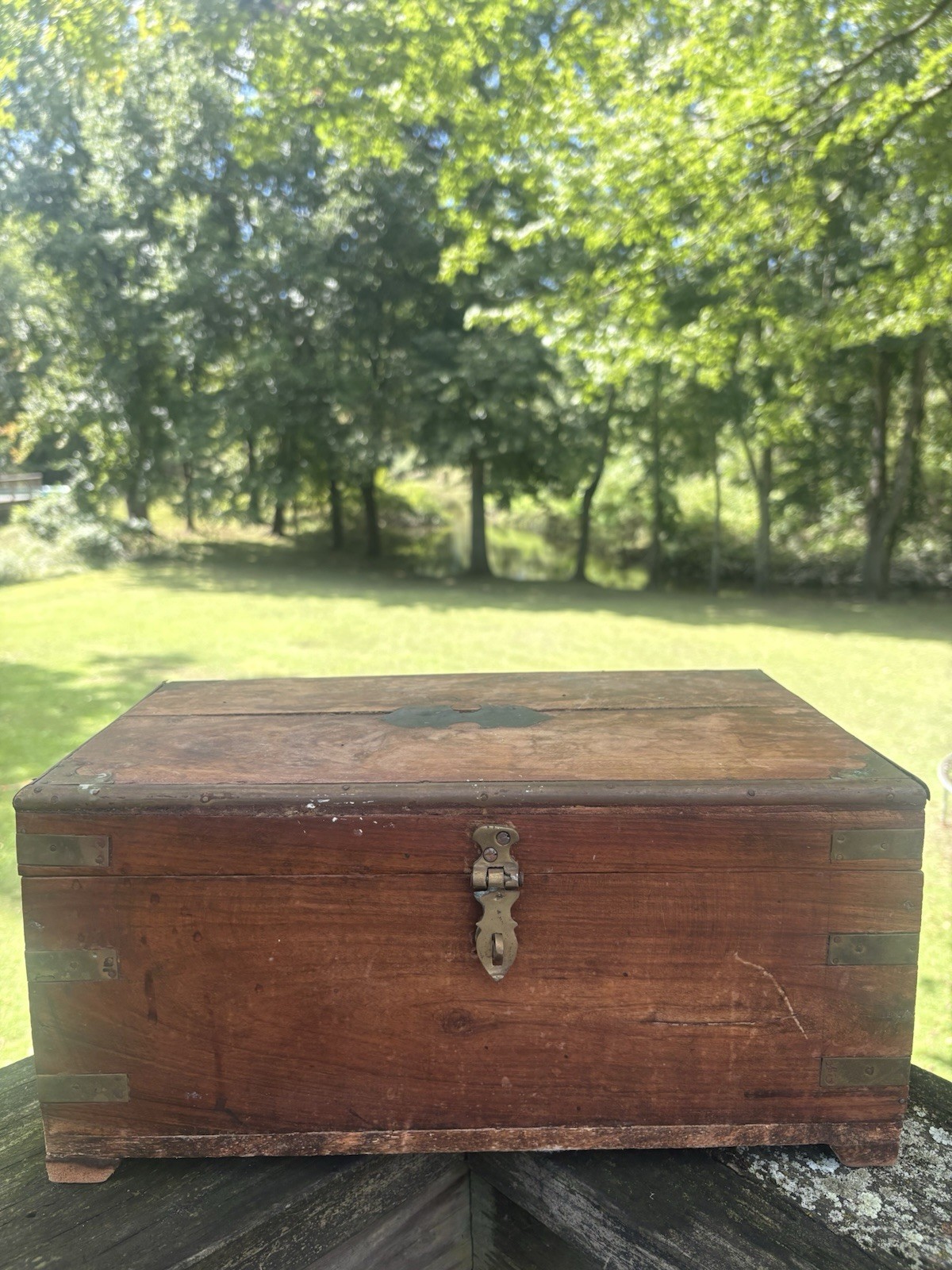 1855 Norfolk Documents Box Civil War Era