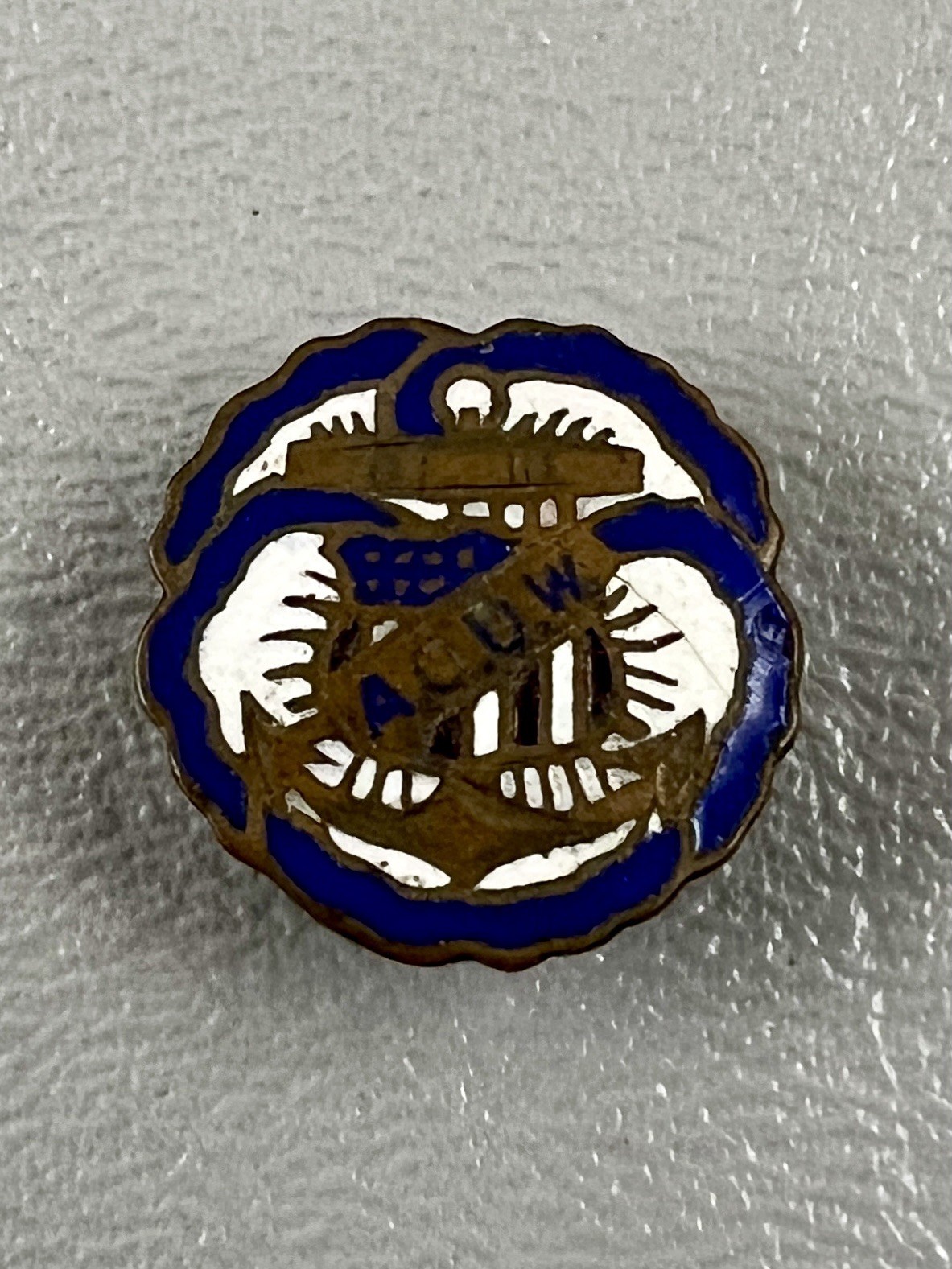 Vintage AOUW Ancient Orders Of United Workers Screw Back Pin Vintage AOUW Ancient Orders Of United Workers Screw Back Pin