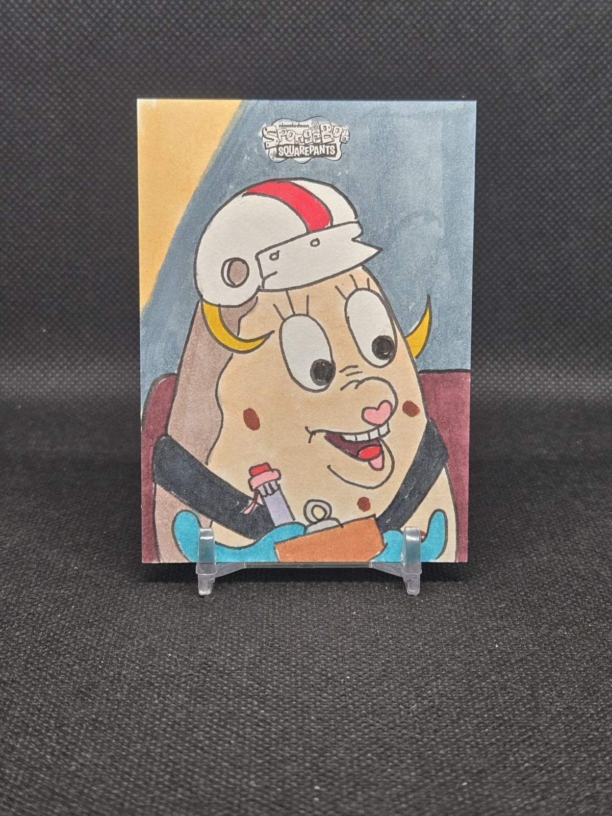 2025 Topps Chrome Spongebob Squarepants Mrs. Puff Sketch Card 1/1 2025 Topps Chrome Spongebob Squarepants Mrs. Puff Sketch Card 1/1