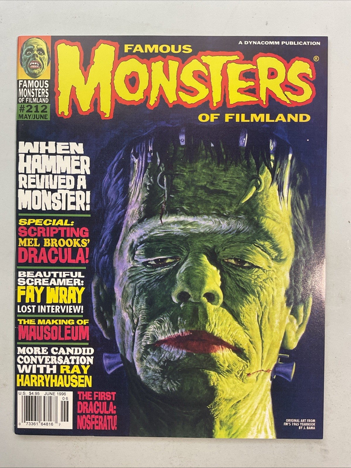 Famous Monsters of Filmland Magazine #212 May/June 1996 Mel Brooks Fay Wray