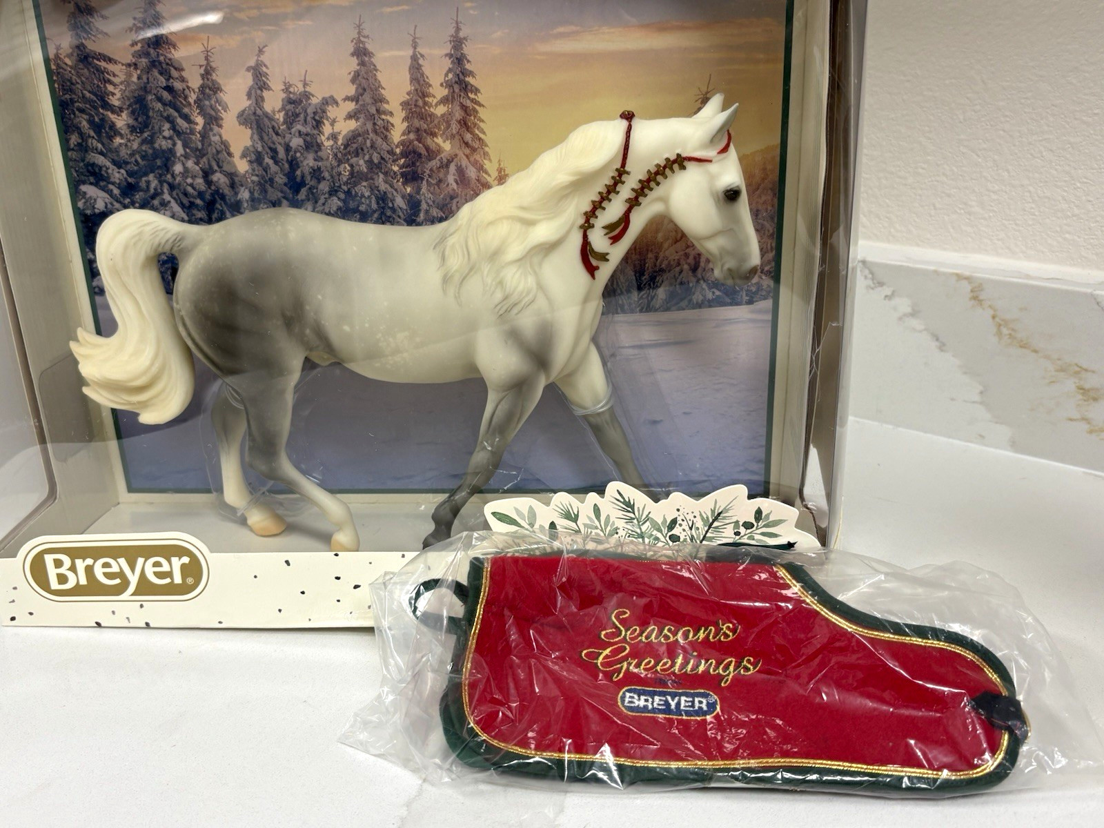 Breyer 1998 Holiday Horse - Snowflake - 750198 Breyer 1998 Holiday Horse - Snowflake - 750198