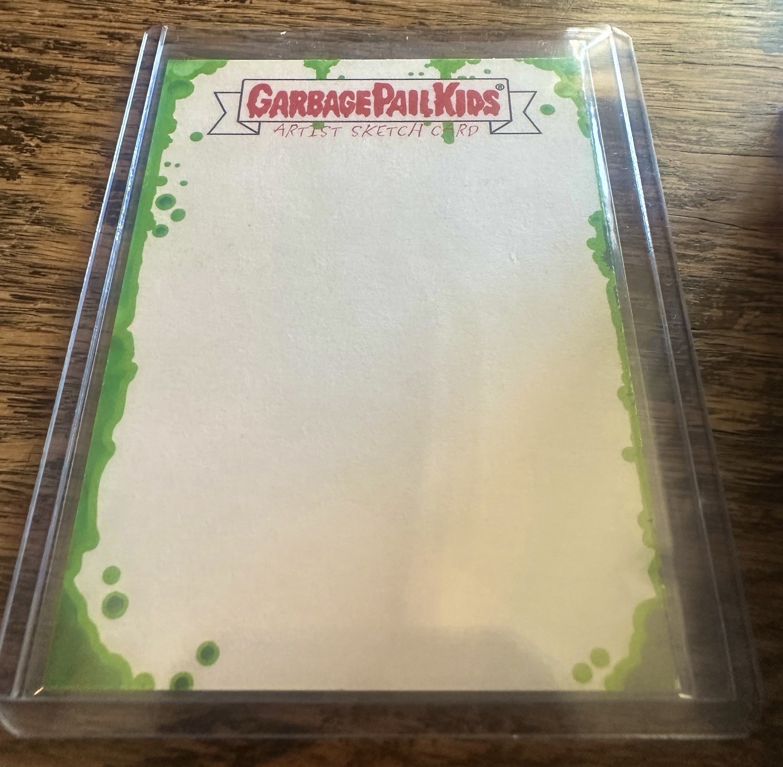 1 Rare OFFICIAL GPK Blank Artist Proof Sketch Card 2015 IDW X Garbage Pail Kids 1 Rare OFFICIAL GPK Blank Artist Proof Sketch Card 2015 IDW X Garbage Pail Kids