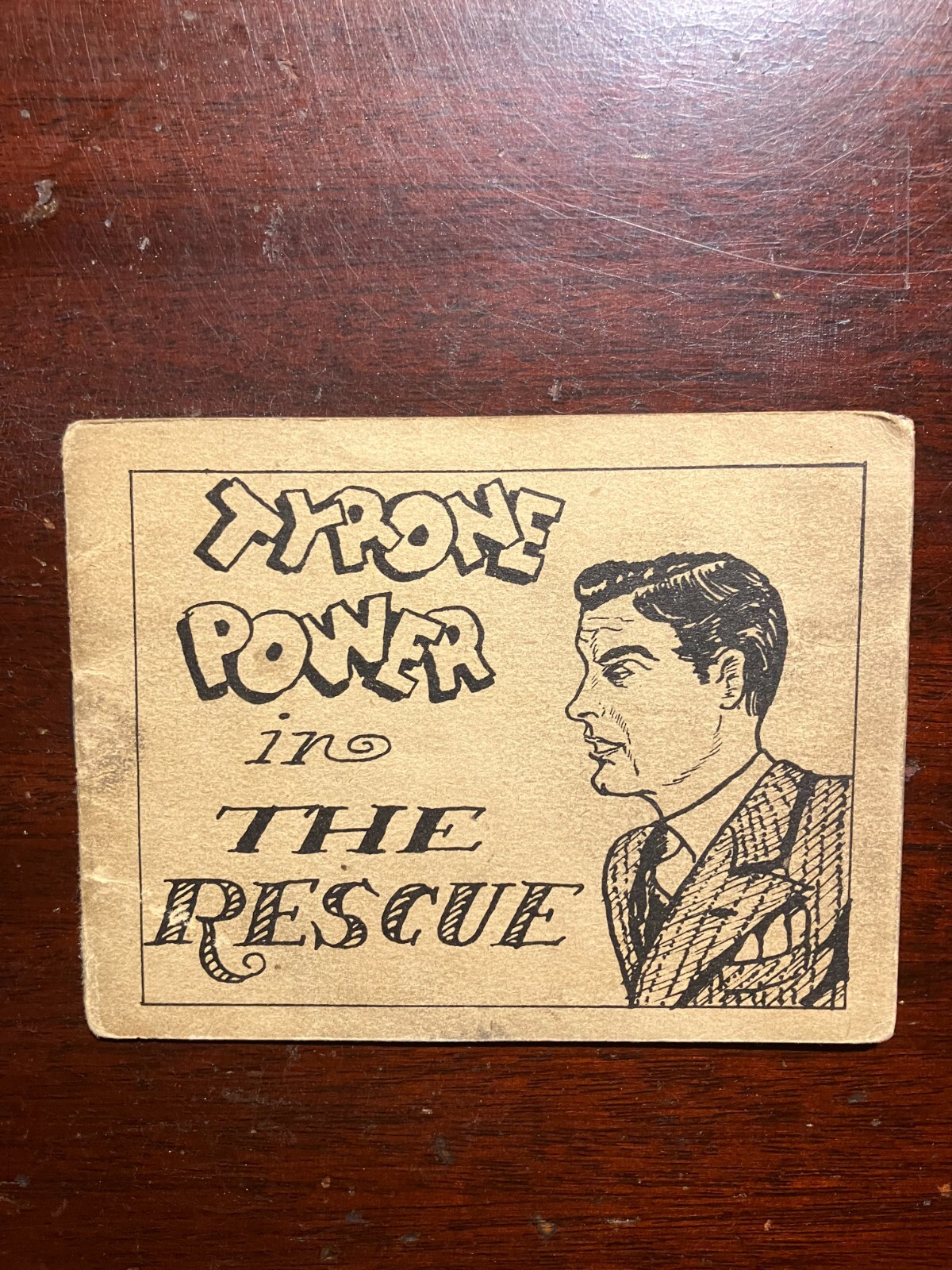 Tyrone Power in The Rescue Vintage Tijuana Bible