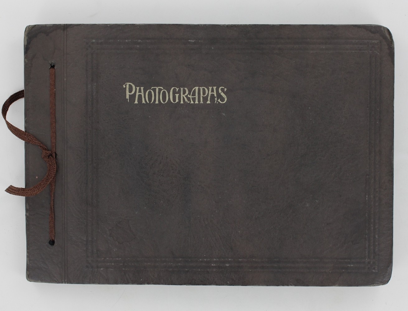African American Antique Photo Album 1900s Black Cowboy Interracial Ebony J15151