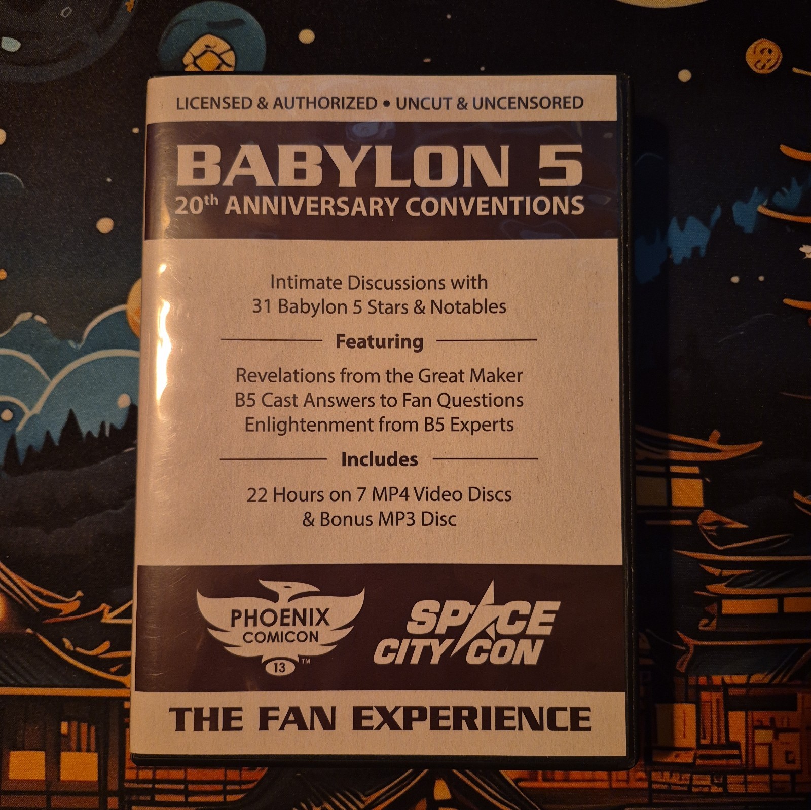 Babylon 5 20th Anniversary Conventions Fan Experience 8 Disc DVD MP4 Set Sci-Fi