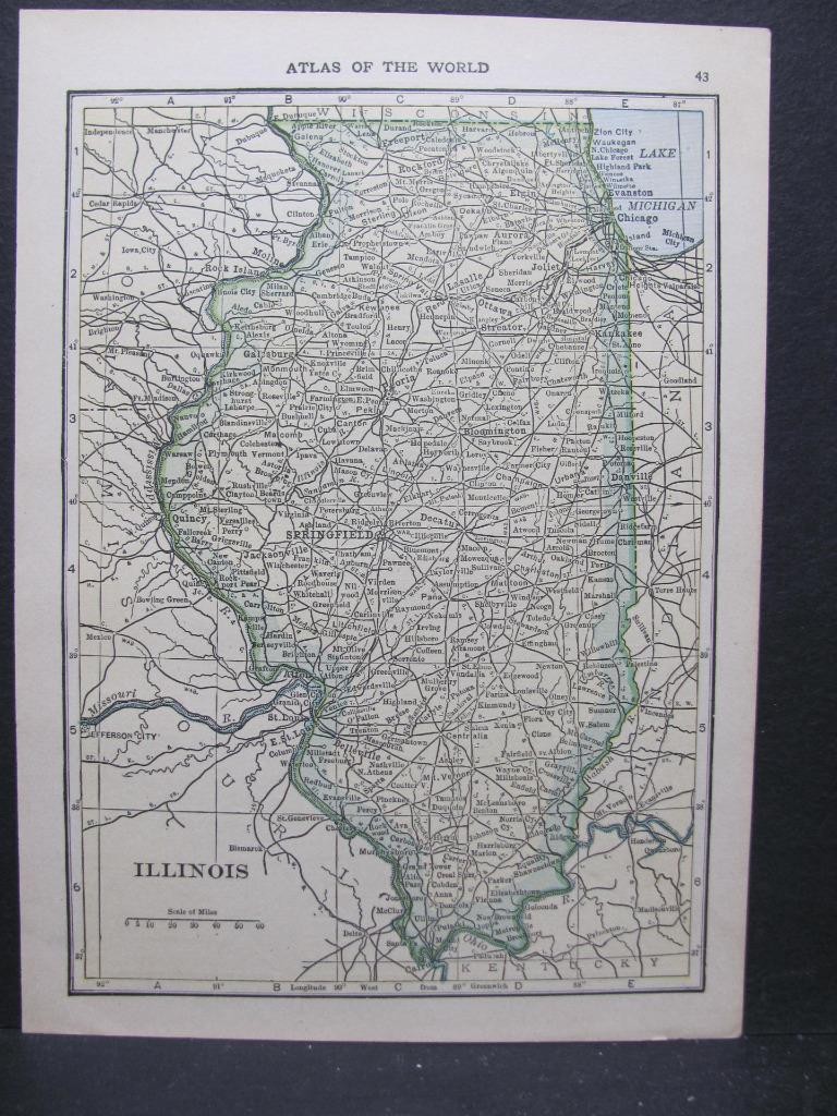 1910 ILLINOIS / MINNESOTA 5x7\