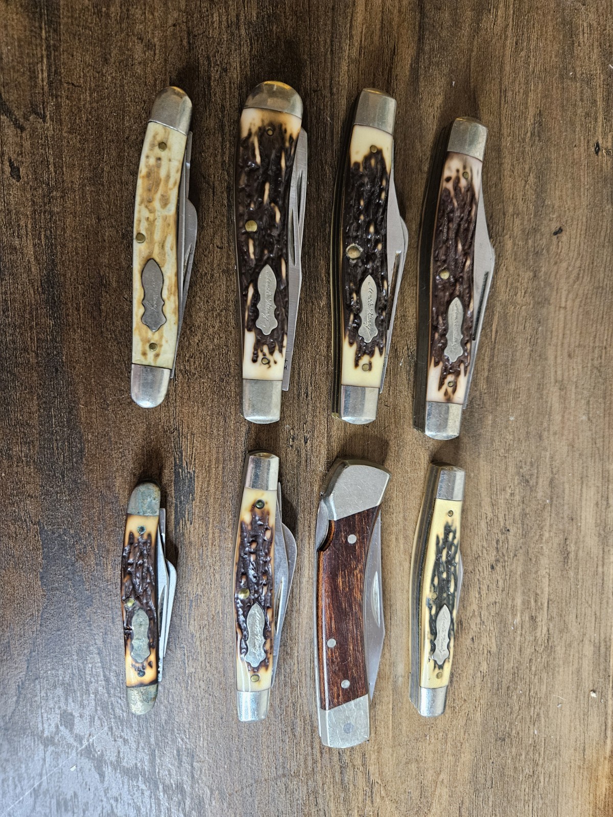 Nice Lot Of Usa Made Uncle Henry Pocket Knives