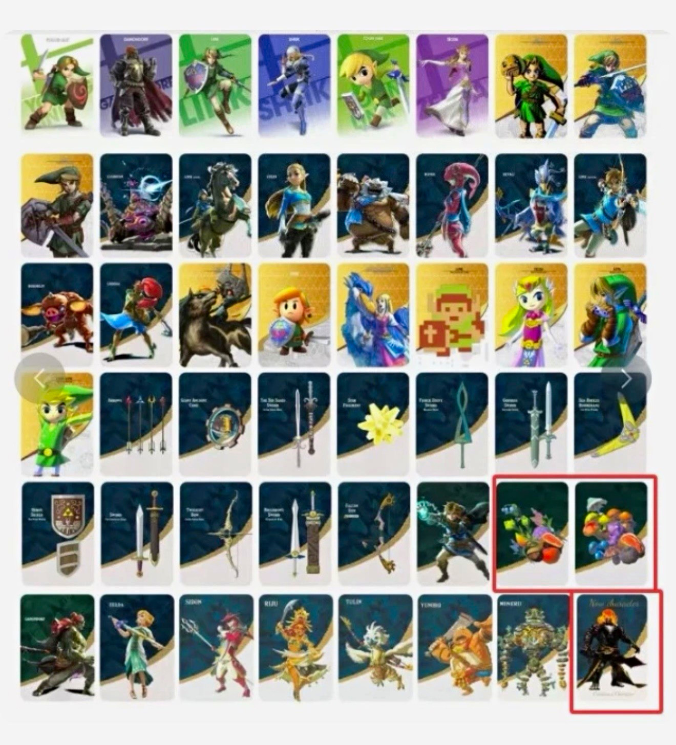44pcs/set TOTK Zelda Tears of the Kingdom mini NFC Cards For Switch 1 2 44pcs/set TOTK Zelda Tears of the Kingdom mini NFC Cards For Switch 1 2