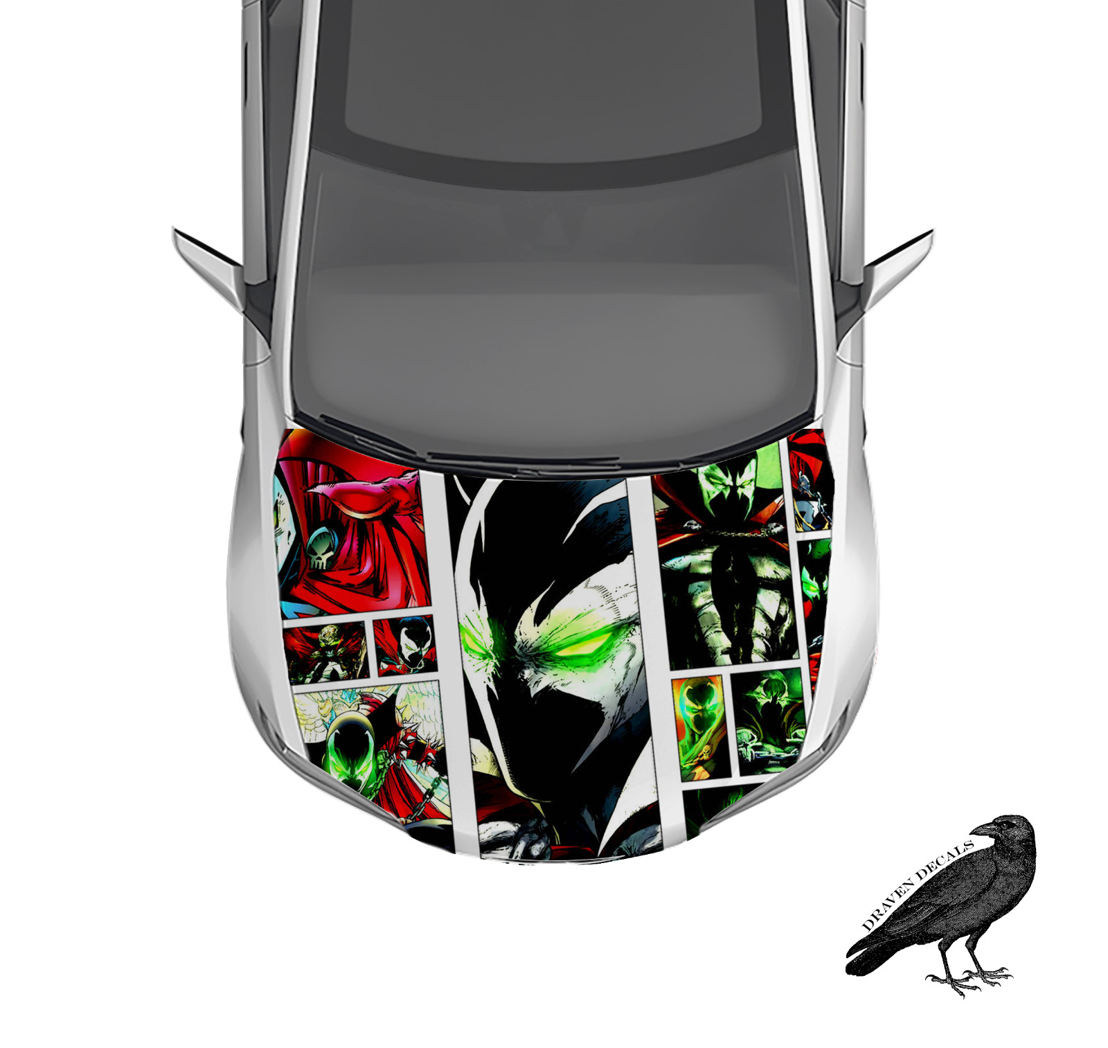 Spawn V4 Hood Wrap Weatherproof Vinyl Car Decal 50\