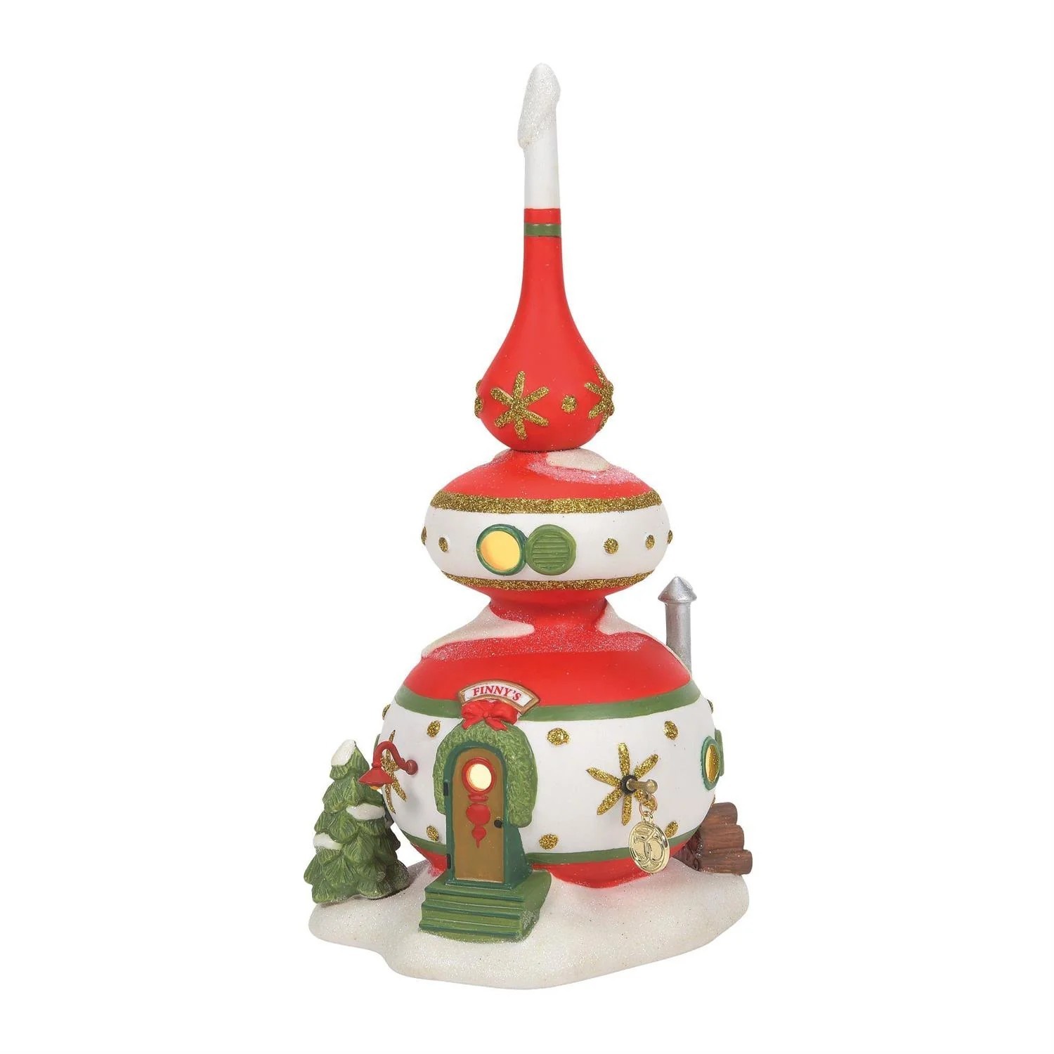 Dept 56 North Pole Series Finny's Ornament House 6009833 New Ships Free