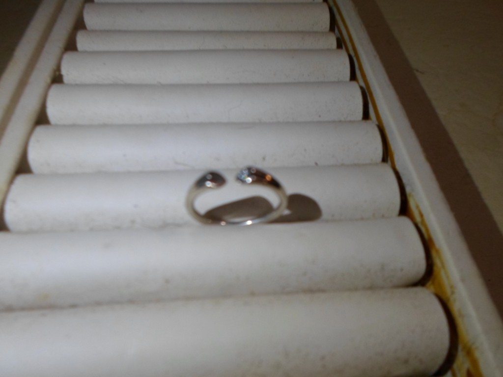 925 Sterling Silver Women\'s open top Ring Hearts Stamped S925 ALE 54 Pandora